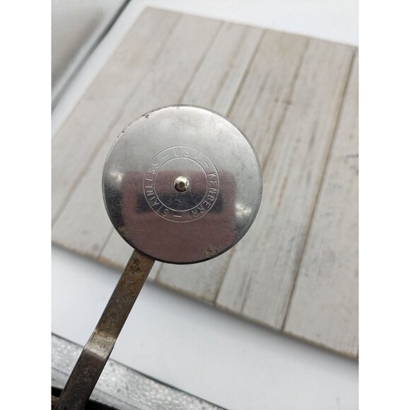 Vintage Kenberry Stainless Pizza Cutter Made in USA 6 1/4"  Wheel 2 1/4" - Picture 7 of 7